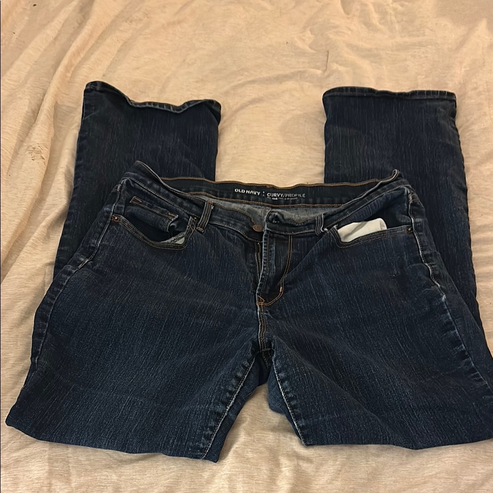 Old Navy Women's Dark Blue Jeans